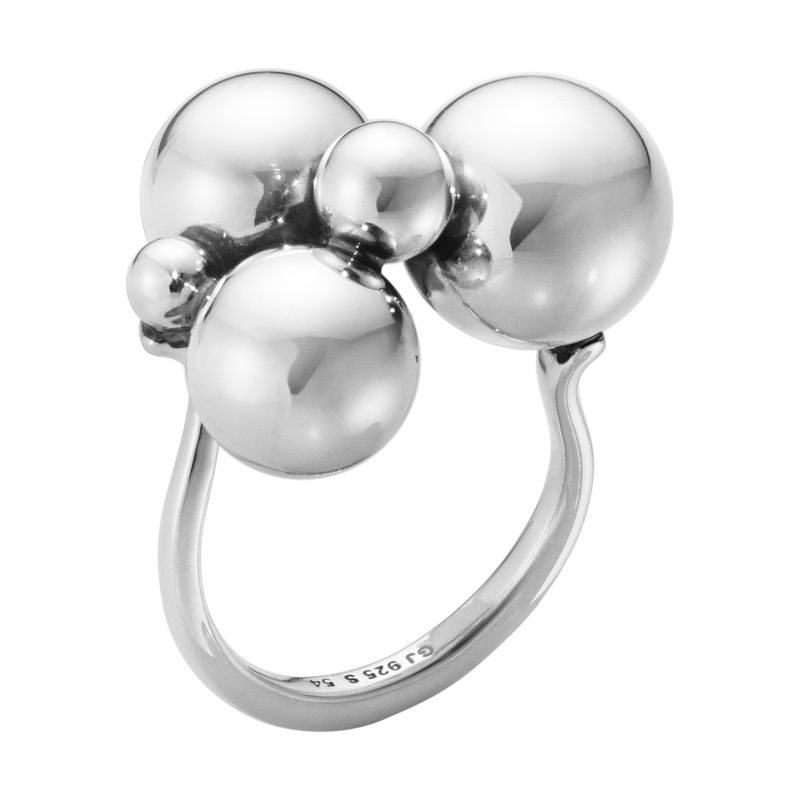 Moonlight Grapes Ring, Small, Size 56 - Silver - 200010070056