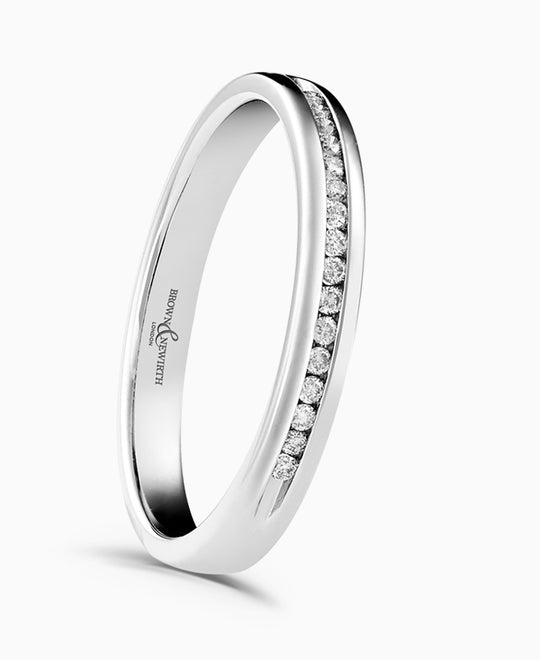 Elegance Diamond Set Wedding Ring - 0.07ct
