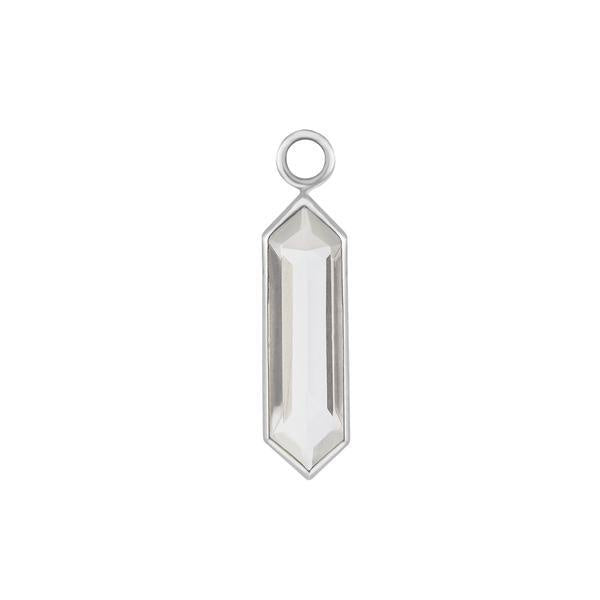 Crystal Hexa Plaque - 9ct White Gold - HEX-CRY-WG
