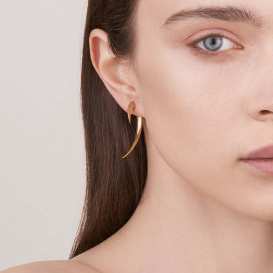 Hook Size 1 Earring (Single) - Gold - HT008.YVNAEOS