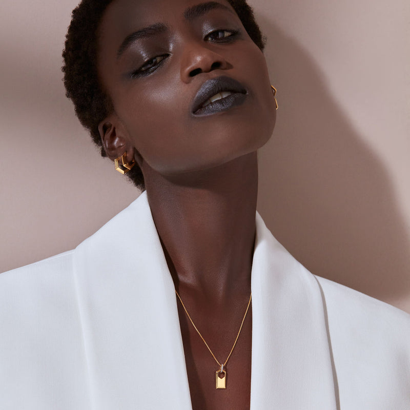 Personalised ID Necklace - Gold - IDN1GP