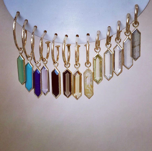 Crystal Hexa Plaque - 9ct White Gold - HEX-CRY-WG