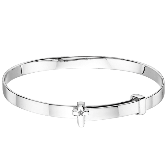 Honor Children's Diamond Bangle - Silver - LSB0019