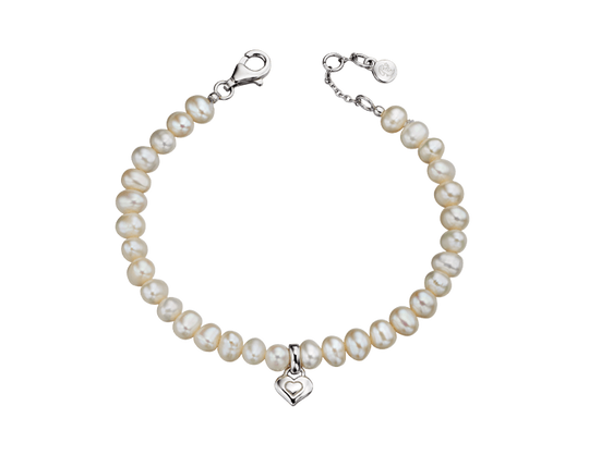 Marni Children's Pearl Bracelet - Silver - LSB0041