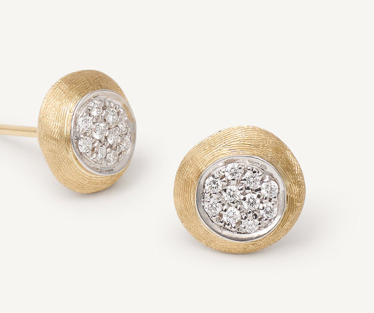Delicati Diamond Stud Earrings - Gold - OB1377-B-YW