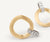 Jaipur Diamond Stud Earrings - Gold - OB1758-B-YW