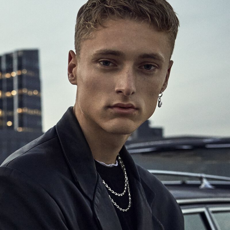 Reflect Single Drop Earrings, Right - Silver - 20001320