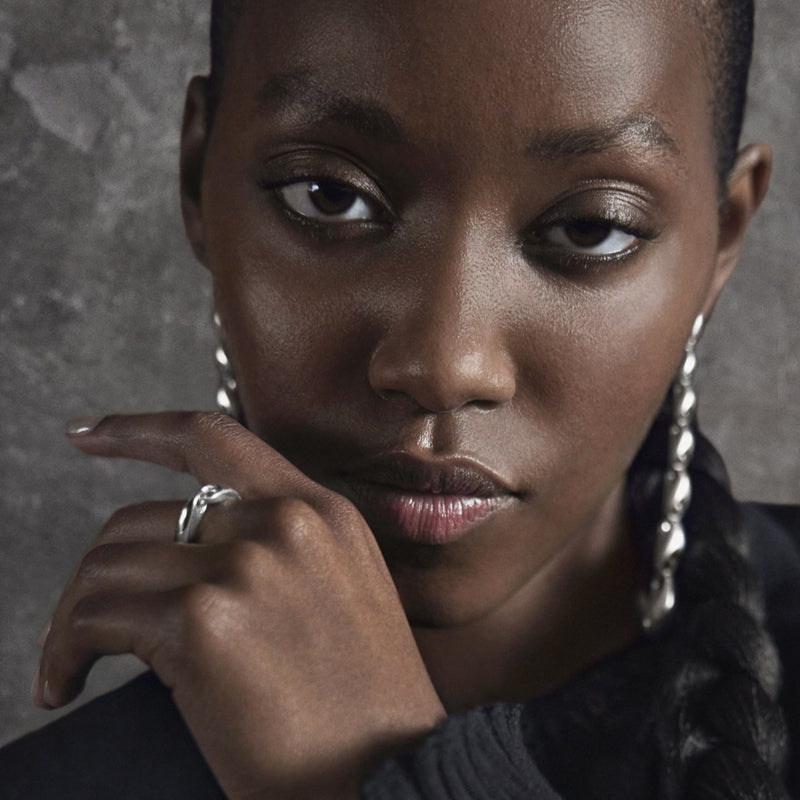 Reflect Ring, Small Link, Size 52 - Silver - 200010910052