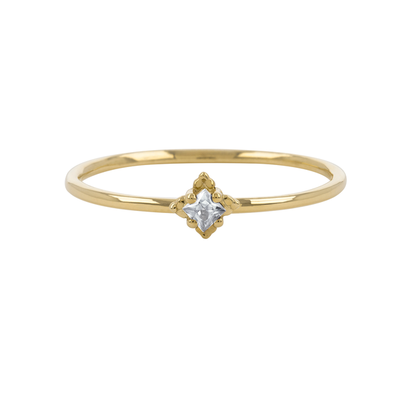 Dala 2 Diamond Stacking Ring - Gold - RG-S-DAL2-WD