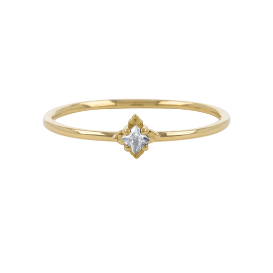 Dala 2 Diamond Stacking Ring - Gold - RG-S-DAL2-WD