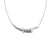 Sabre Deco Horizontal Necklace - Silver - SA079.SSBKNOS