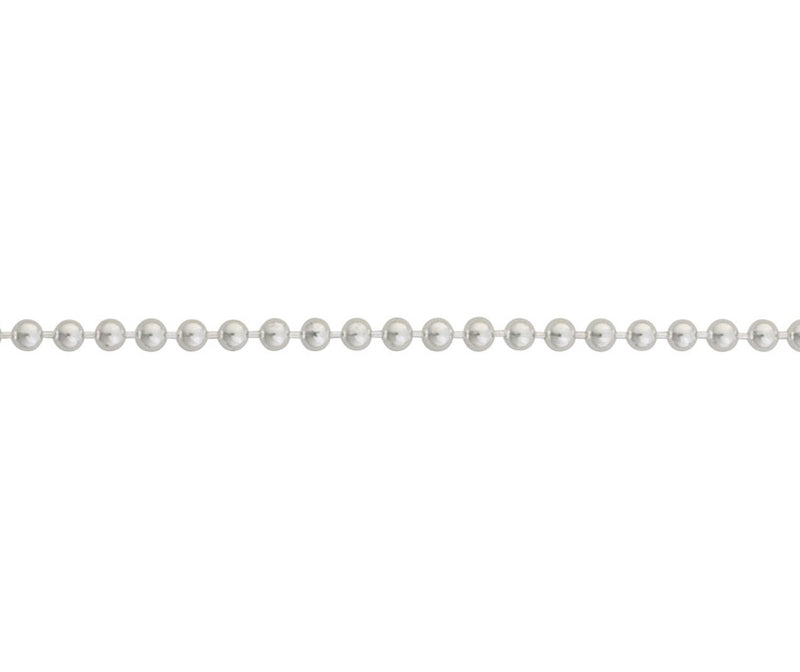 Silver Bead Chain, 18