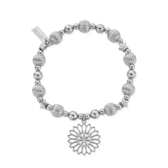 Blossoming Sunrise Bracelet - Silver - SBSCB3278