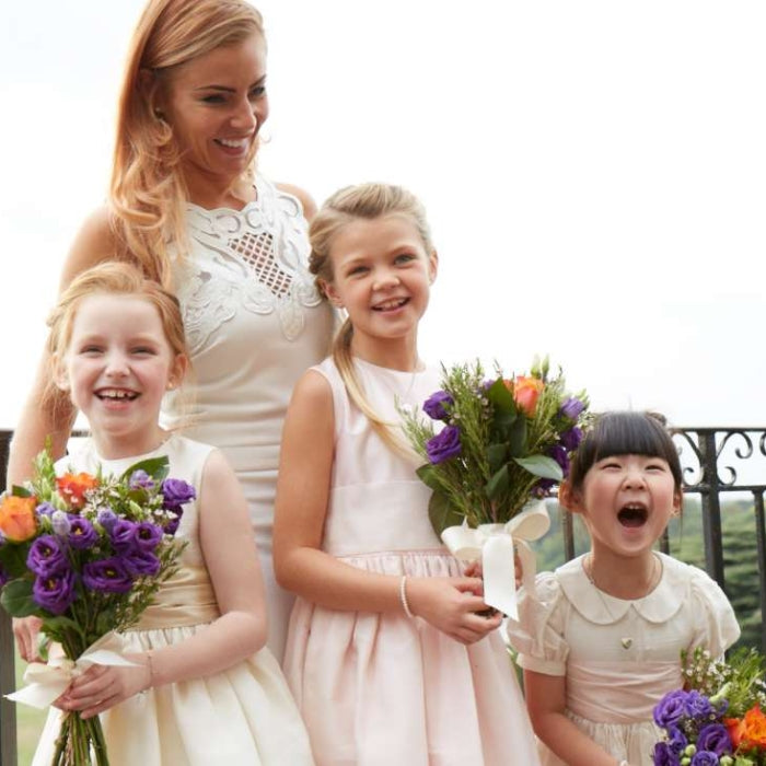 Anja Children's Pearl & Star Bracelet - Silver - LSB0038