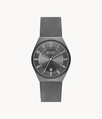 Grenen Three-Hand Gents Watch - Charcoal - SKW6815
