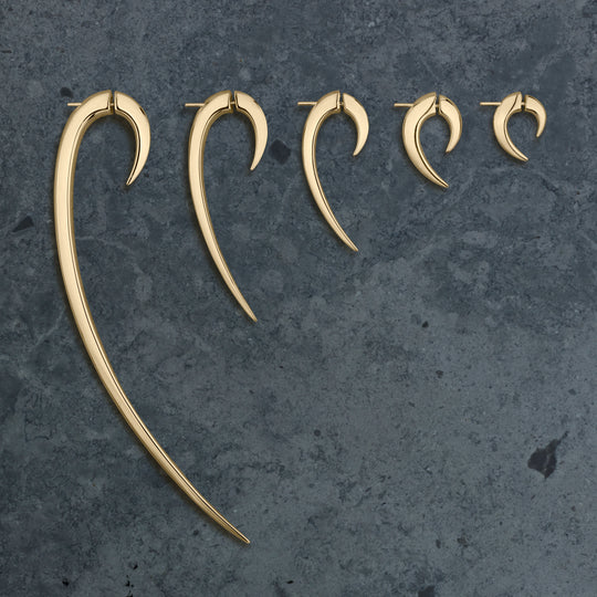 Hook Size 1 Earring (Single) - Gold - HT008.YVNAEOS