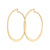 Flat Hoop Earrings - Gold - SPESGS122