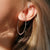 Flat Hoop Earrings - Silver - SPESSS122