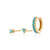 Turquoise Trinity Set of 3 Earrings - Gold - SPG-133-253-140