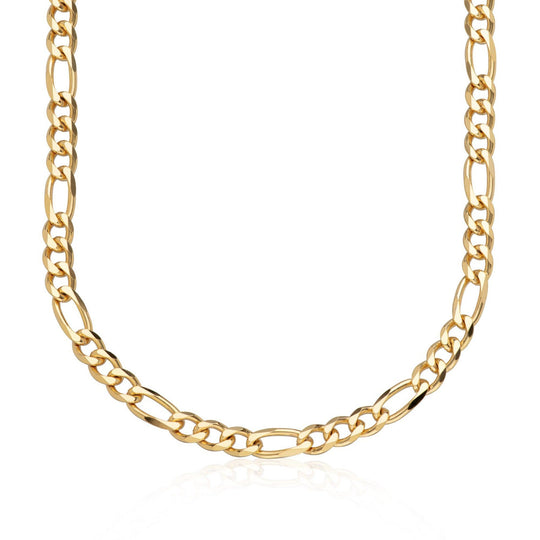 Figaro Chain Necklace - Gold - SPG-304