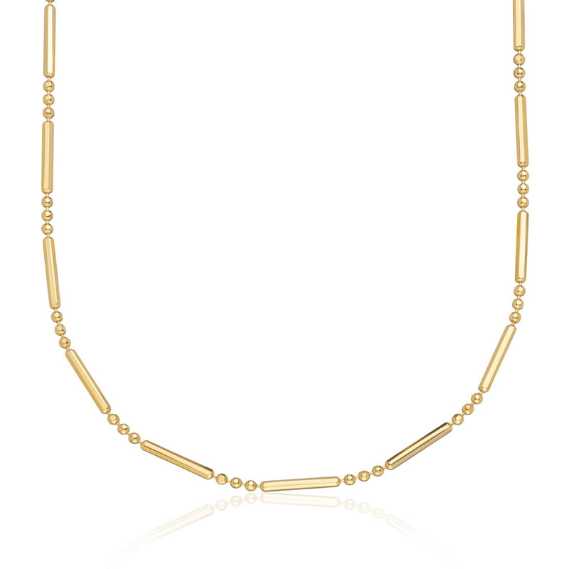 Bamboo Chain Choker - Gold - SPG-305
