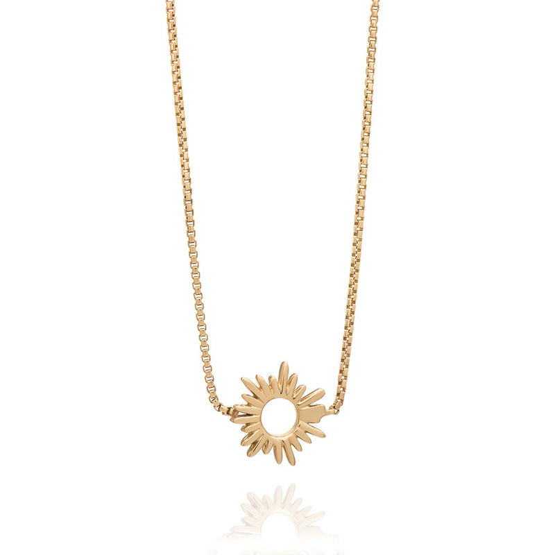 Mini Electric Goddess Necklace - Gold - FSN19YG