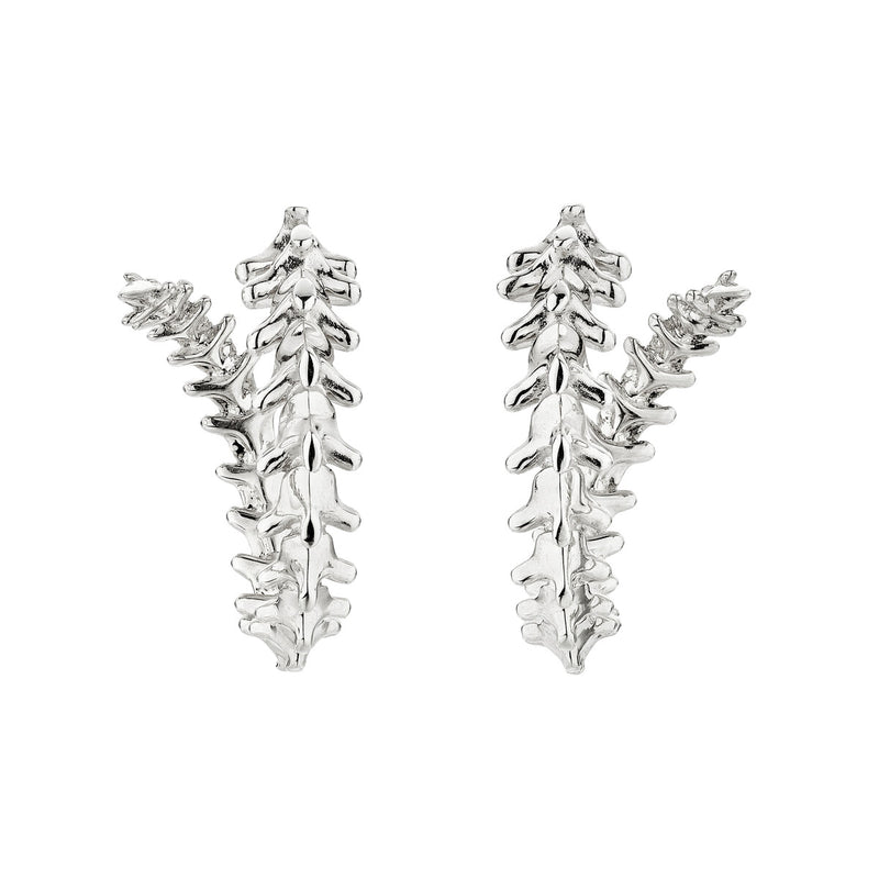 Serpent's Trace Mini Hoop Earrings - Silver - ST037.SSNAEOS