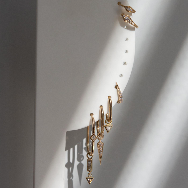 Original Oval Clicker Hoop - Gold - OV-O