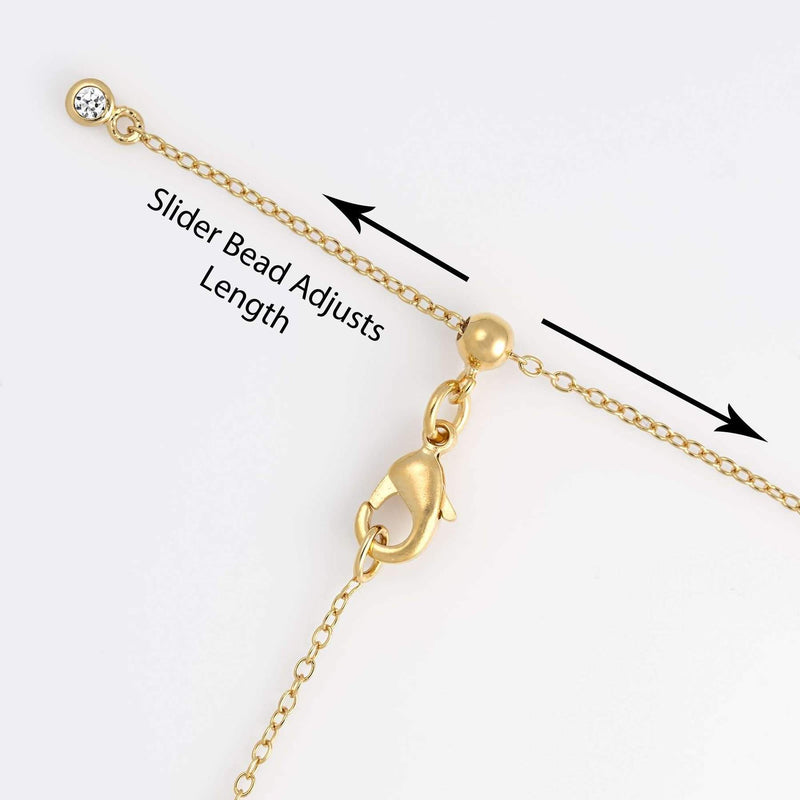 Bow Charm Necklace - Silver - SPS-47-226