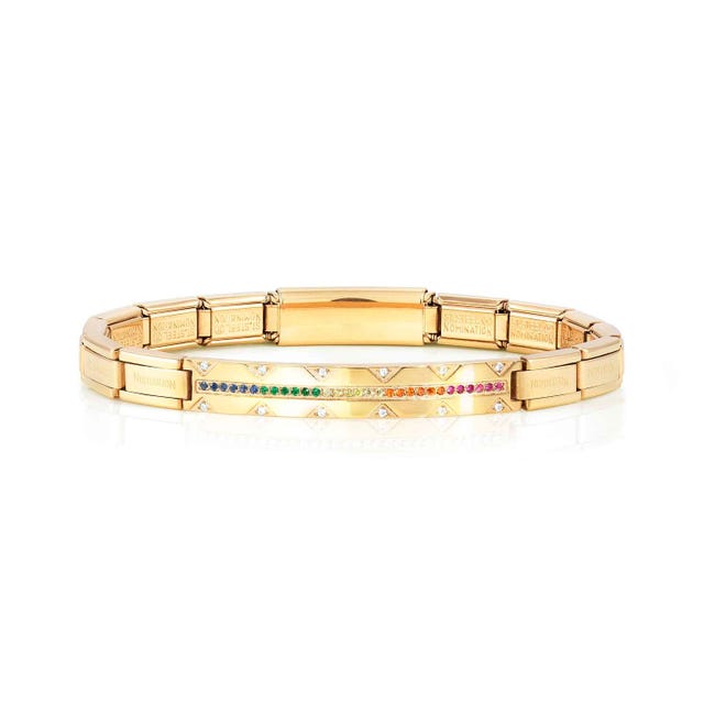 Trendsetter Rainbow Stone New York Bracelet - Gold - 021153/012