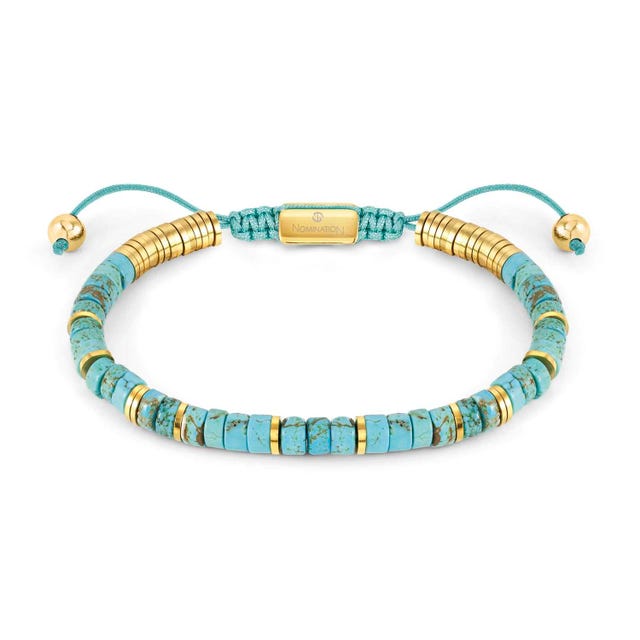 Instinct Bracelet - Turquoise/Gold - 027925/033