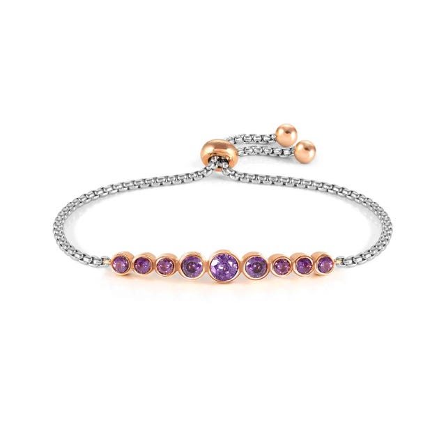 Round Milleluci Bracelet - Purple/Rose - 028010/001
