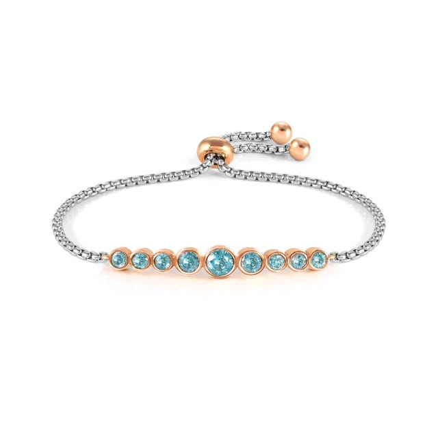 Round Milleluci Bracelet - Blue/Rose - 028010/006