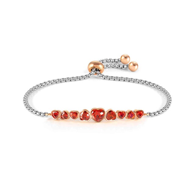 Heart Milleluci Bracelet - Red/Rose - 028011/005