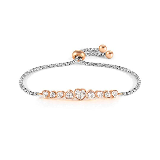 Heart Milleluci Bracelet - White/Rose - 028011/010