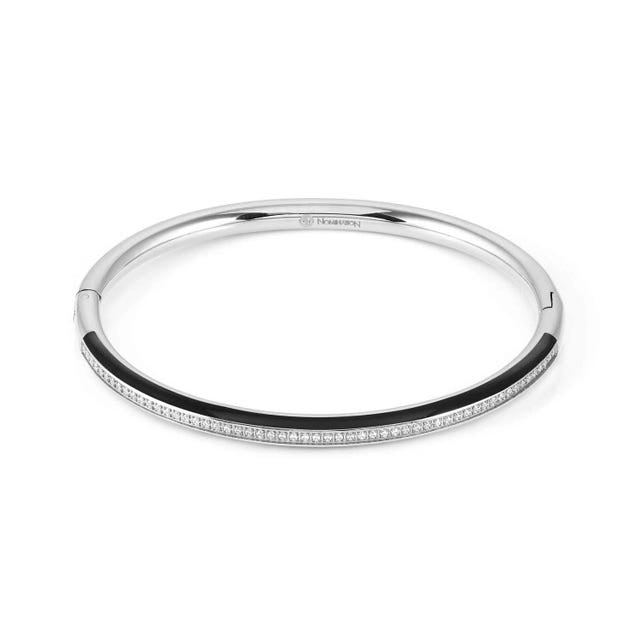 Drusilla Bangle, Small - Black/Silver - 028705/001