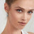 Drusilla Hoop Earrings - Black/Silver - 028708/001