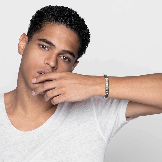 Classic 'Mr & Mrs' Double Link - Gold - 030710/25