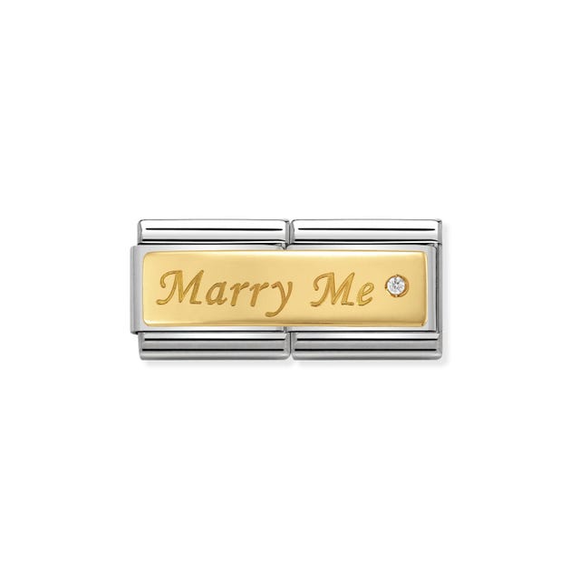 Classic 'Marry Me' Double Link - Gold - 030730/01