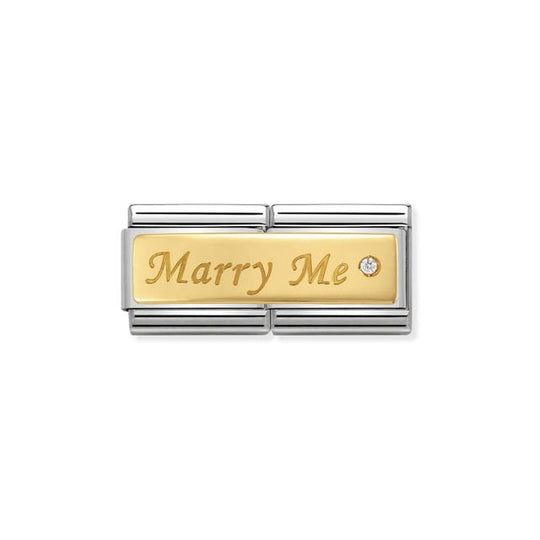 Classic 'Marry Me' Double Link - Gold - 030730/01
