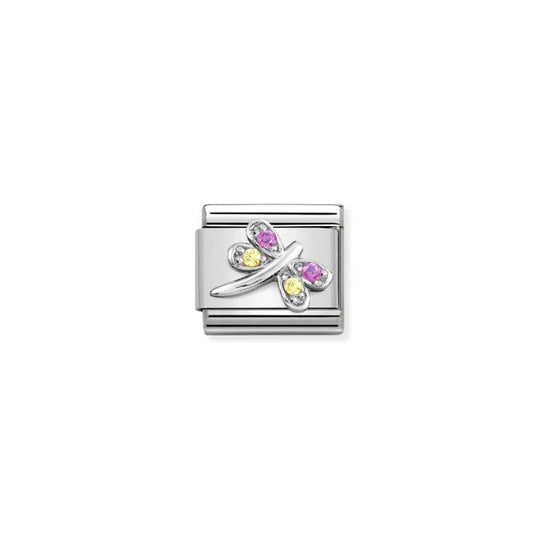 Composable Dragonfly Link - Silver/Lilac - 330304/40