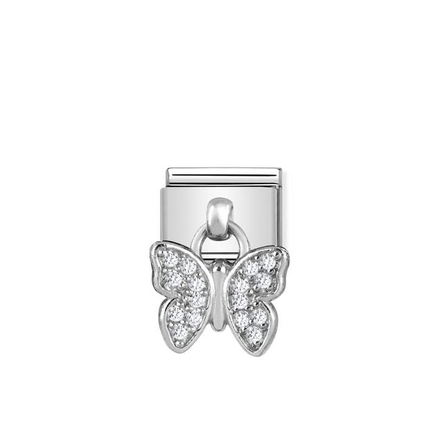 Classic Butterfly Pendant Link - Silver - 331800/16