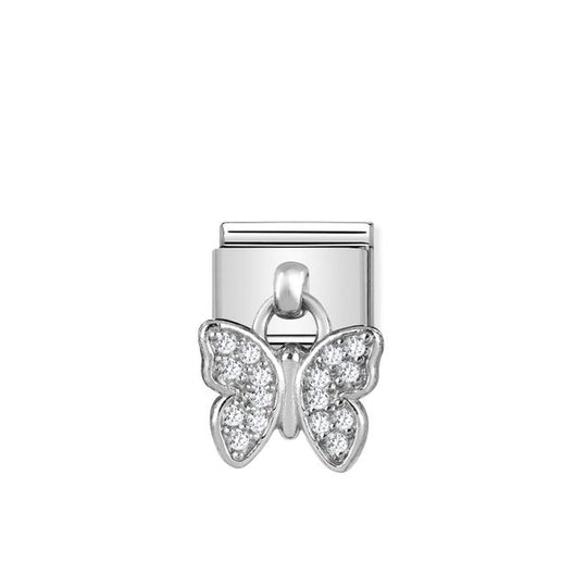 Classic Butterfly Pendant Link - Silver - 331800/16