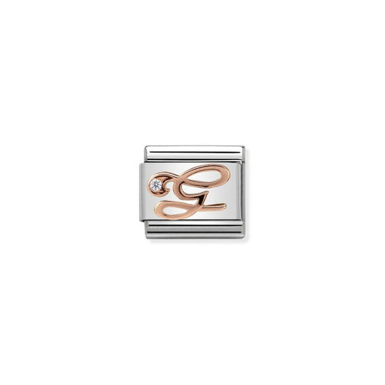 Composable Rose Gold Letter G Link - 430310/07