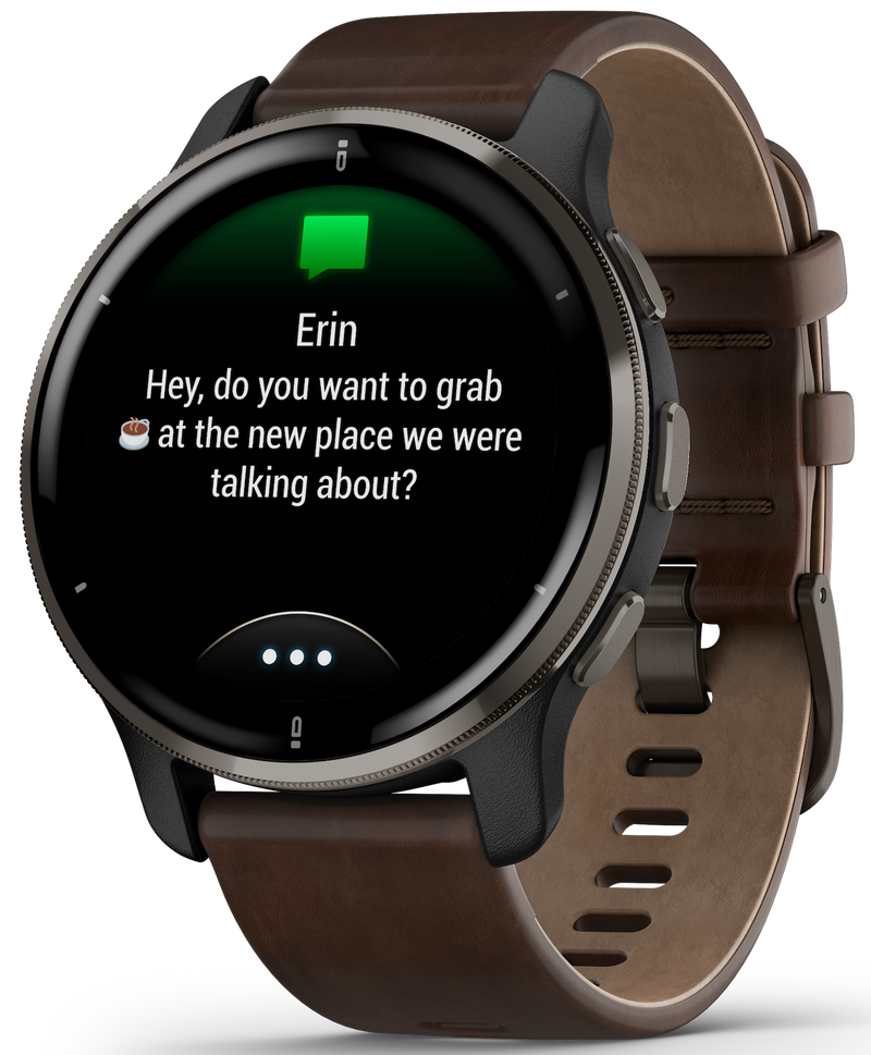 Venu 2 Plus Smart Watch, 43mm - Brown/Slate - 010-02496-15