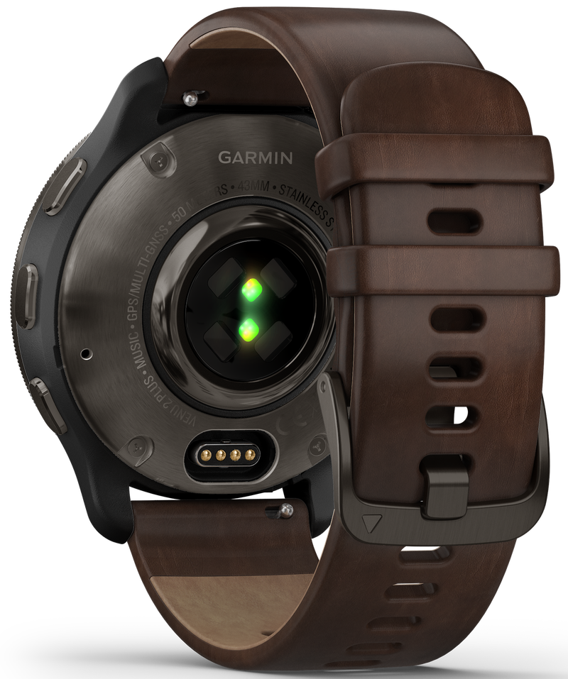 Venu 2 Plus Smart Watch, 43mm - Brown/Slate - 010-02496-15