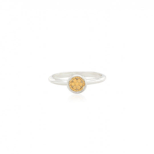 Classic Circle Stacking Ring, Size N 1/2 - Gold & Silver - RG10240 TWT