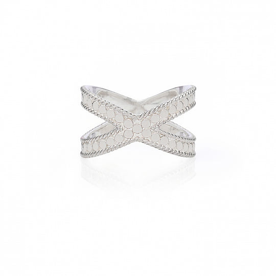 Classic Cross Ring - Silver - 6460R-SLV