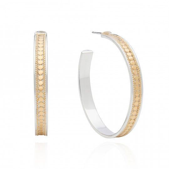 Classic Large Hoop Earrings - Gold - 0925E-GLD