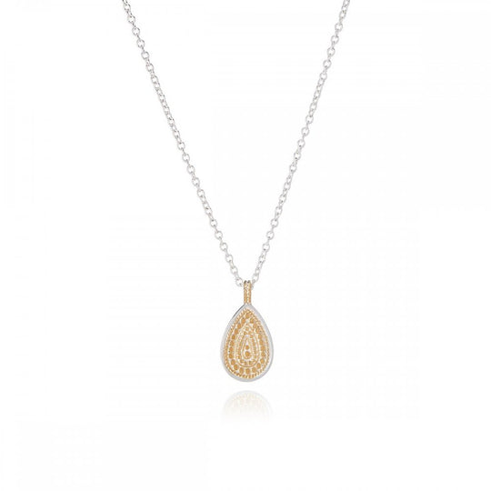 Classic Teardrop Reversible Pendant - 4174N-TWT